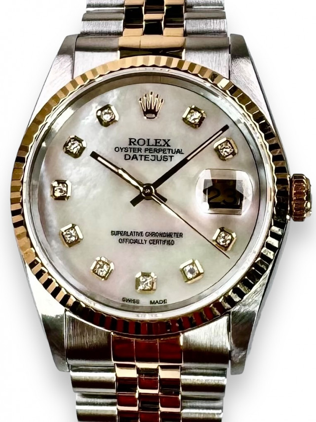 Rolex 16233 Mother Of Pearl Diamond Dial