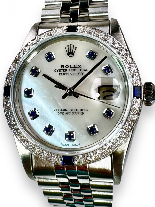 Diamond & Sapphire Rolex Datejust 16014