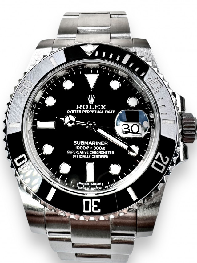 Black Rolex Submariner 116610 Mint 2019