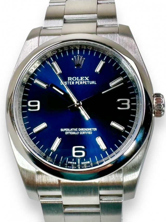 Blue Rolex Oyster Perpetual  116000