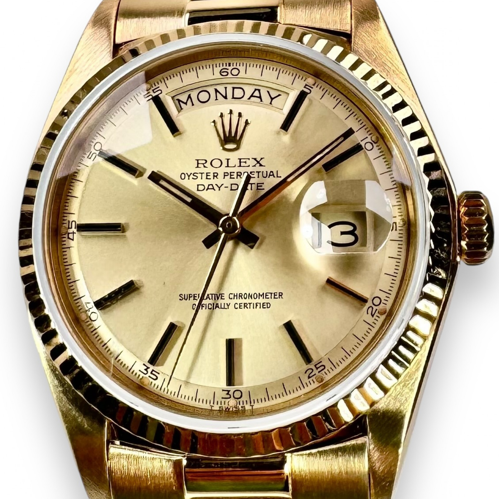 Vintage Rolex Day-Date 1803 Gold Year 1977 Ermitage Jewelers