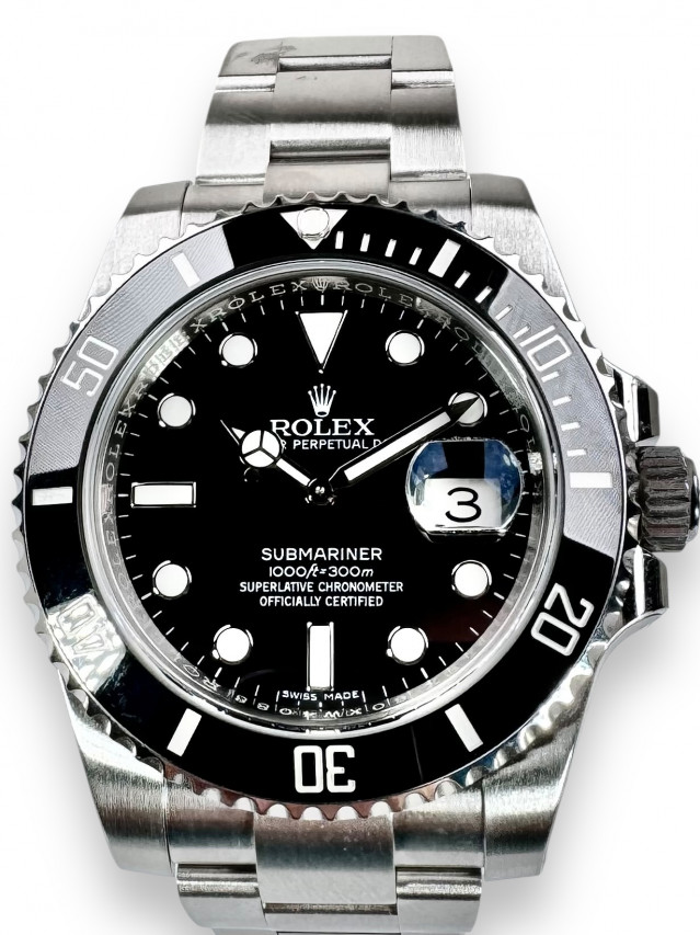 Rolex 116610 Steel on Oyster Black