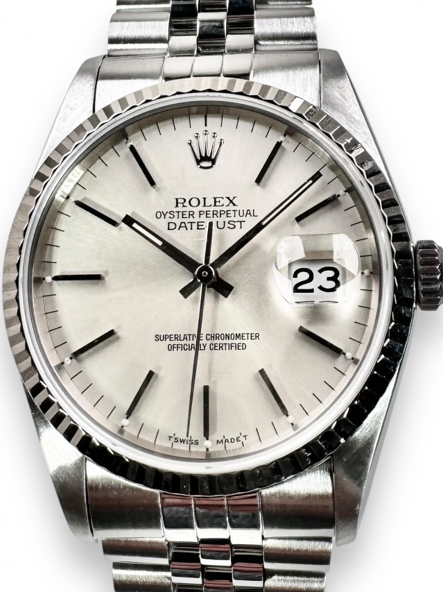 Rolex Datejust 16234 Silver Dial