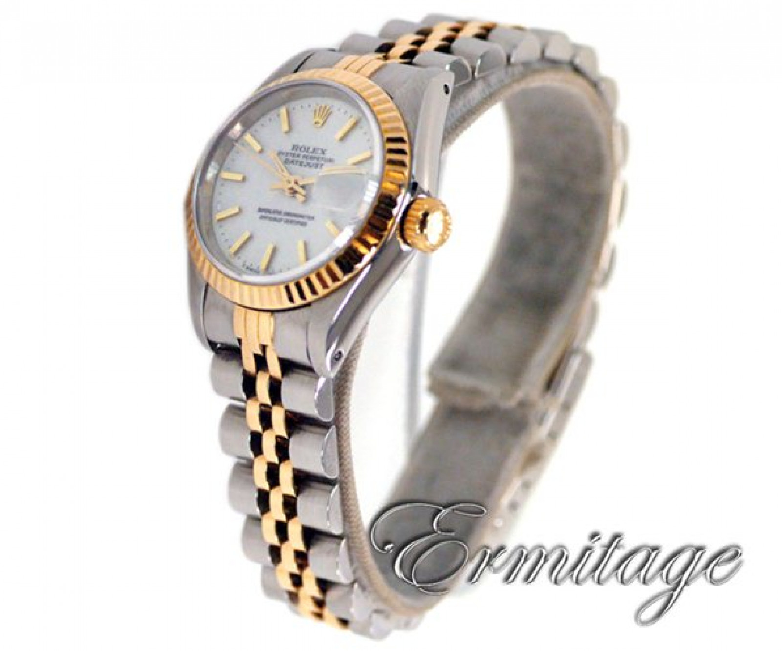 Rolex Datejust 69173 Gold & Steel White Pre-Owned