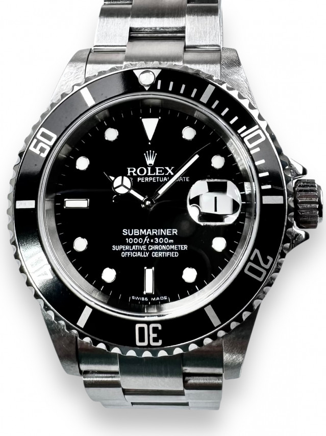 Rolex Submariner 16610  Stainless Steel Never Been Polished