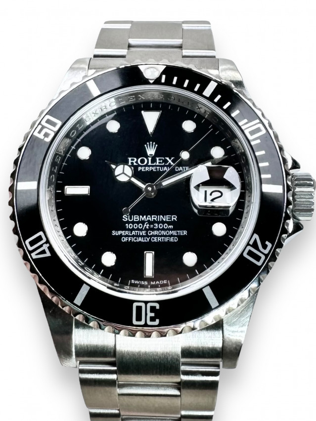 Rolex Submariner 16610 Engraved  Bezel  40MM