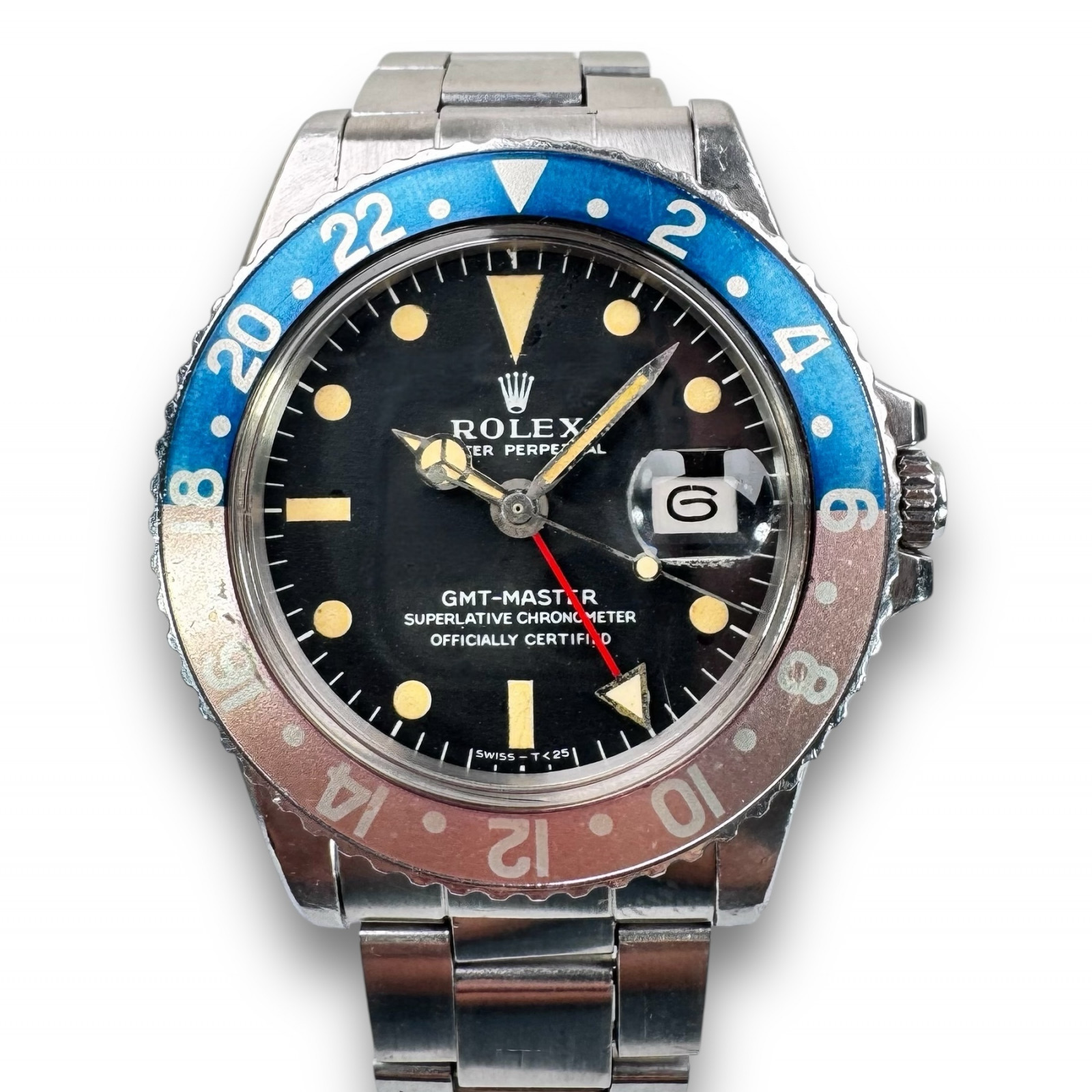 1971 Black Rolex GMT-Master 1675 Ermitage Jewelers