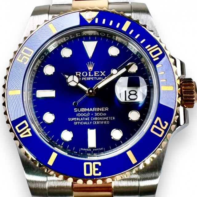 2017 Blue Rolex Submariner Ref. 116613 | Ermitage Jewelers