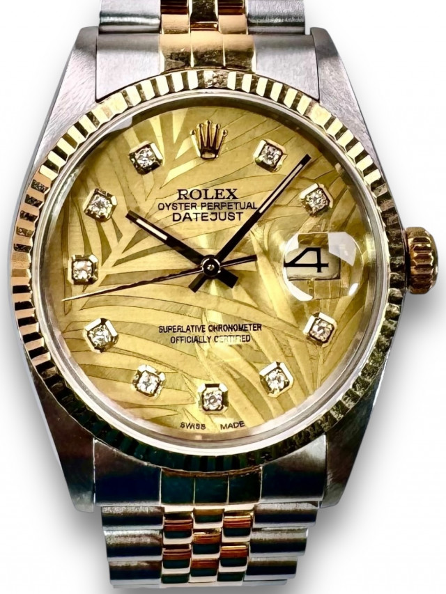 Rolex Datejust 16013 36 mm Motif Diamond Dial