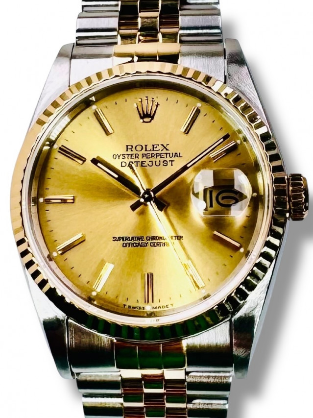 Rolex Datejust 16233 36 MM Gold & Steel