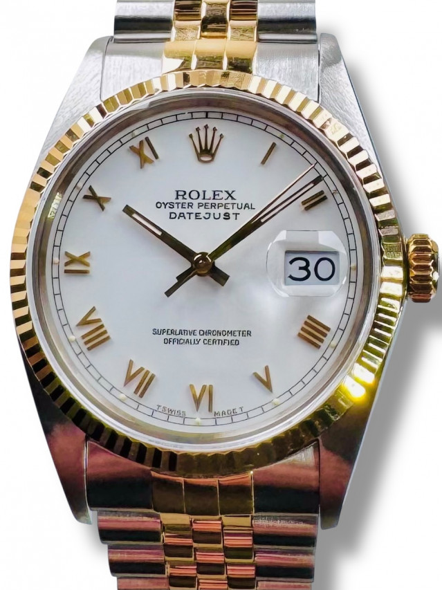 Rolex Datejust 16013 36 mm White Roman Dial