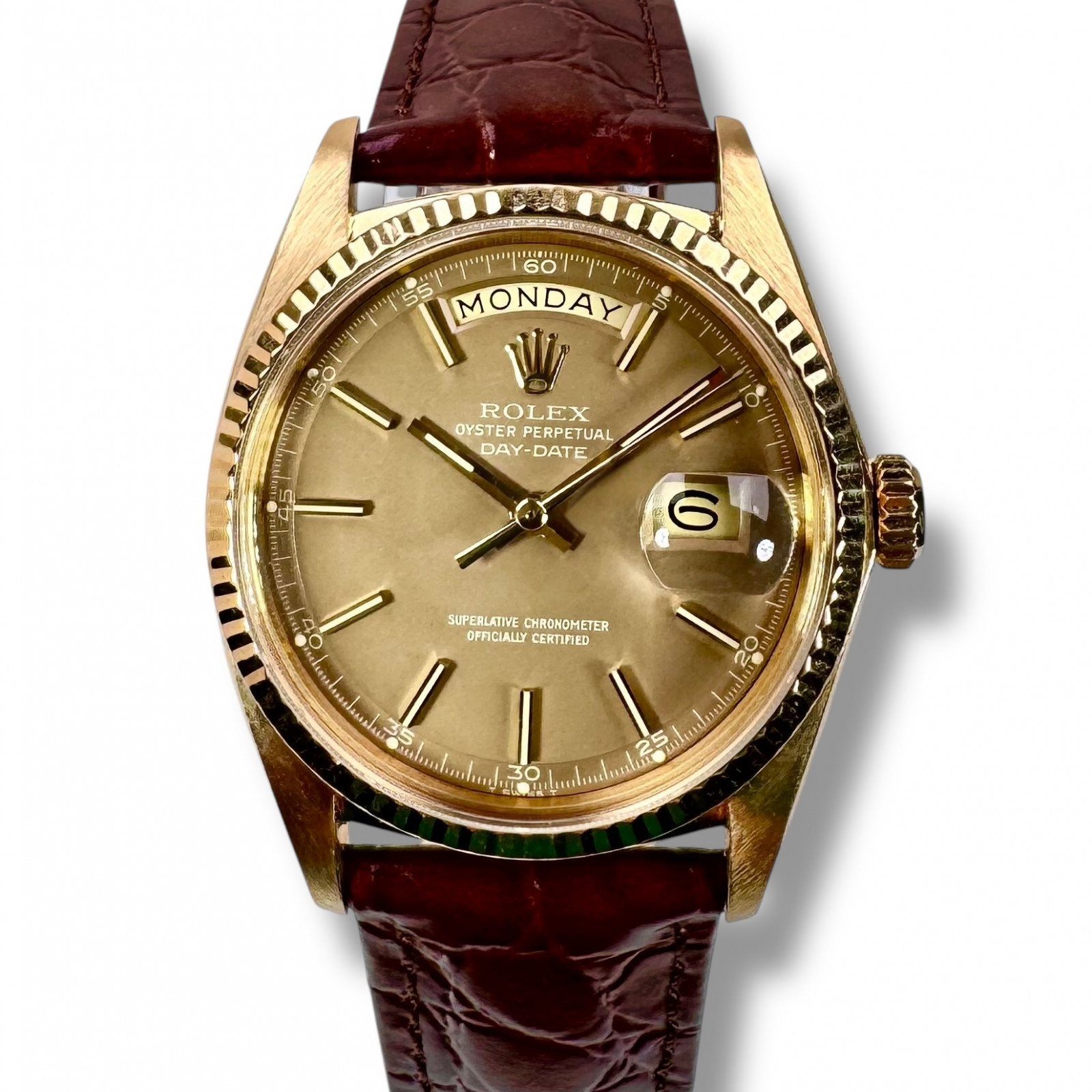 Gold Strap Best Rolex Under 10k Vintage Rolex Day-Date 1803 Gold