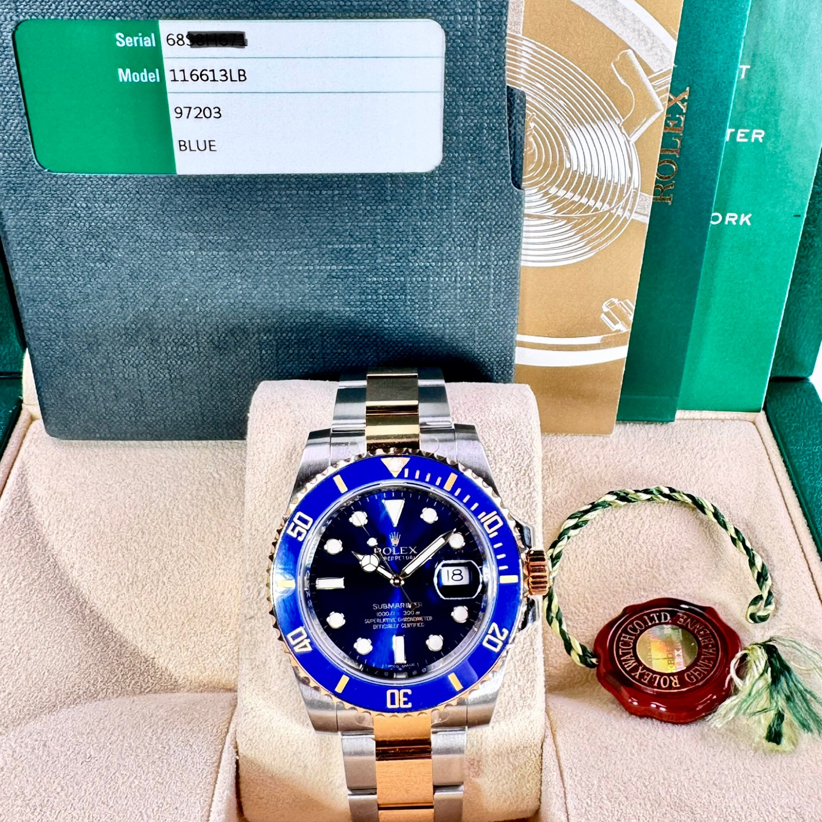 Lavish Time Daytona White Gold Blue 2015 Blue Rolex Submariner