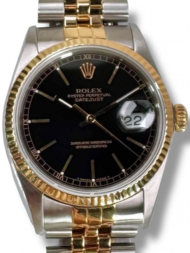 Rolex Datejust 16013 36 mm 18 KT Gold & Steel