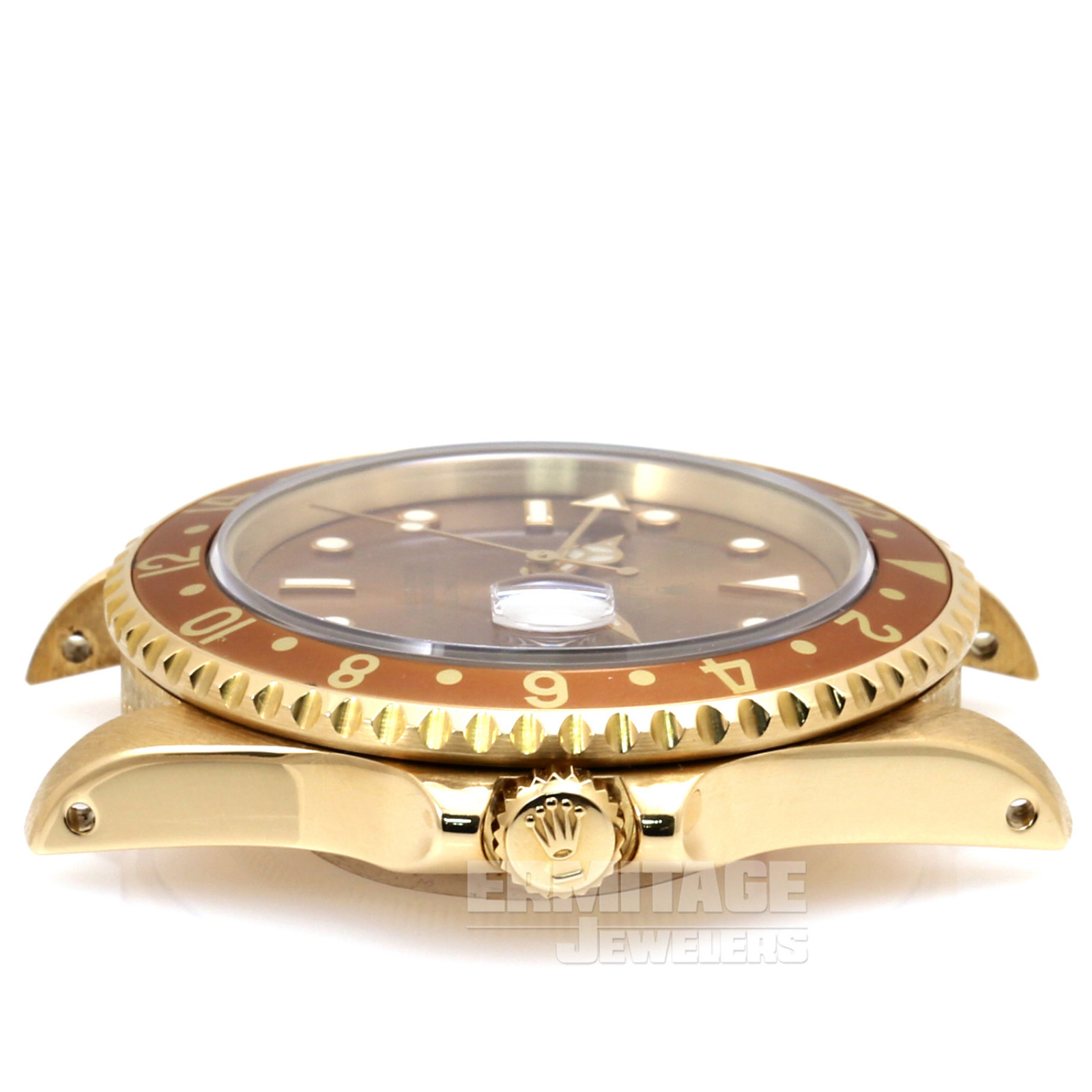 Gold on Oyster Rolex GMT-Master II 16718 40 mm Ermitage Jewelers