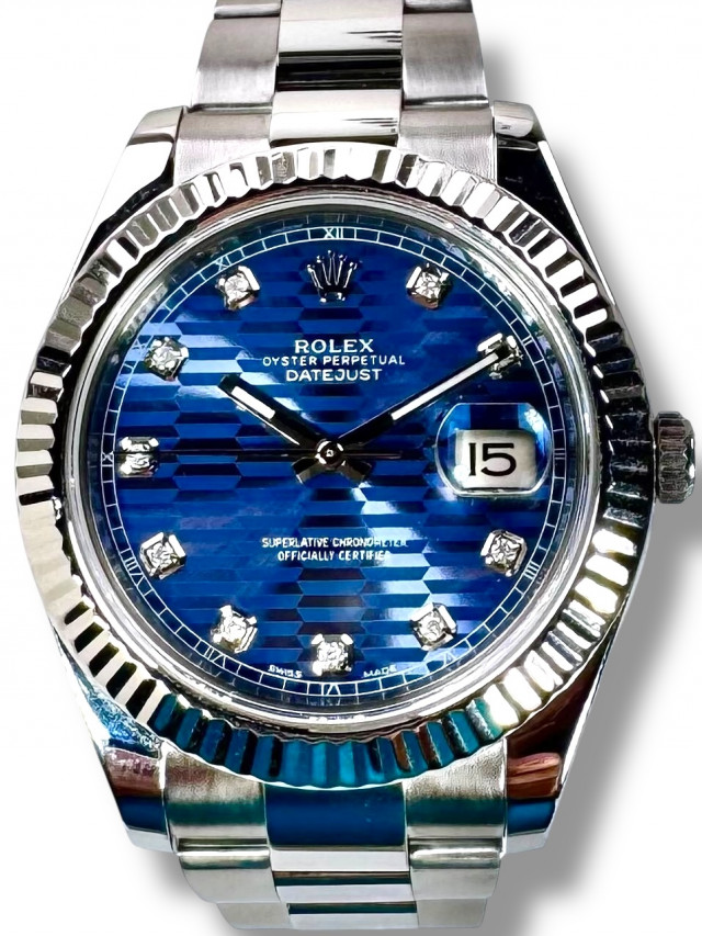 Rolex Datejust 41 116334 Steel & White Gold