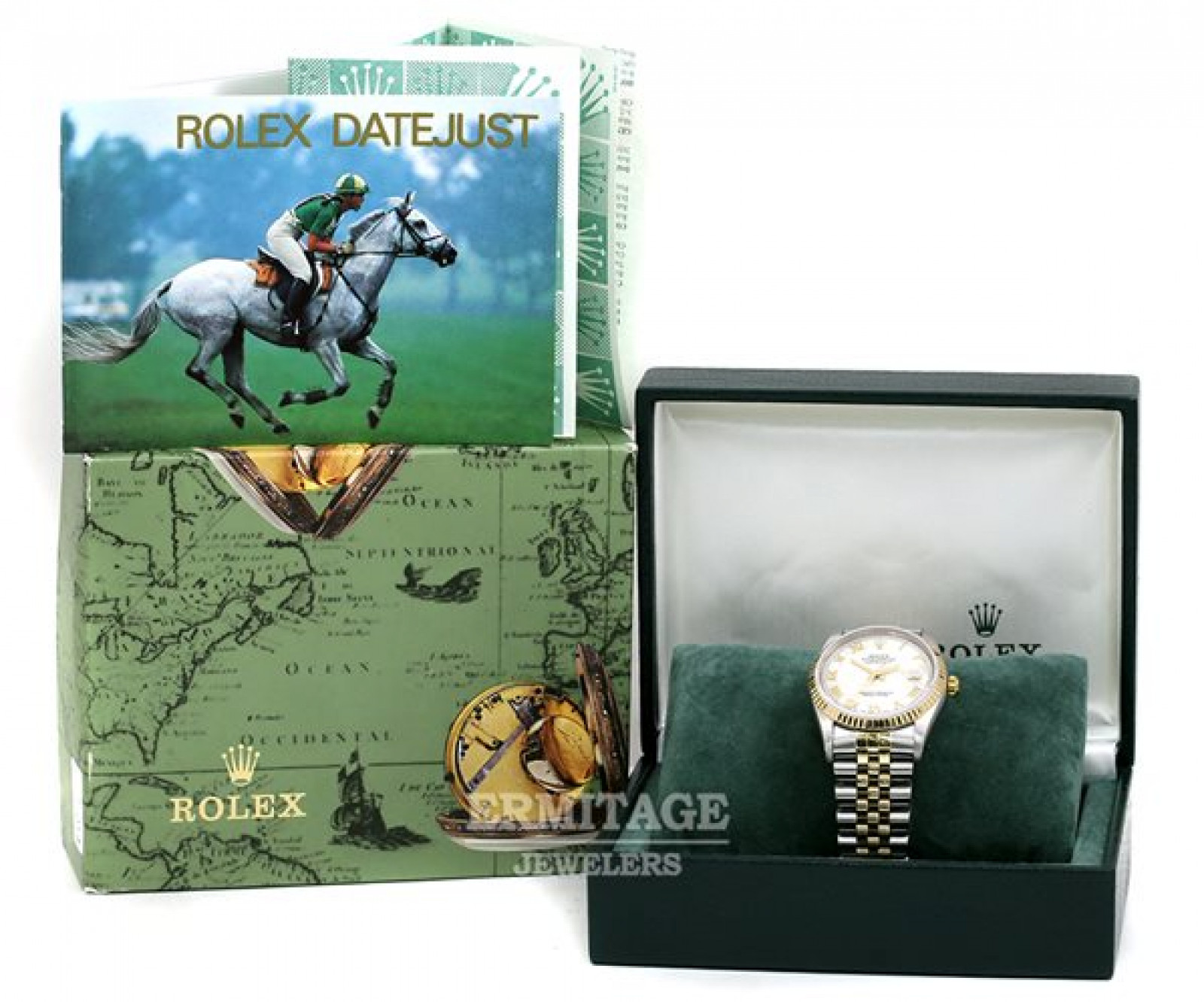 Pre-Owned Rolex Datejust 16233 with White Mother Of Pearl Dial