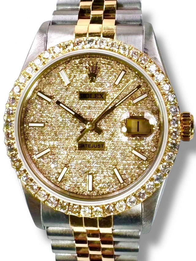 Diamond Rolex Datejust 16013
