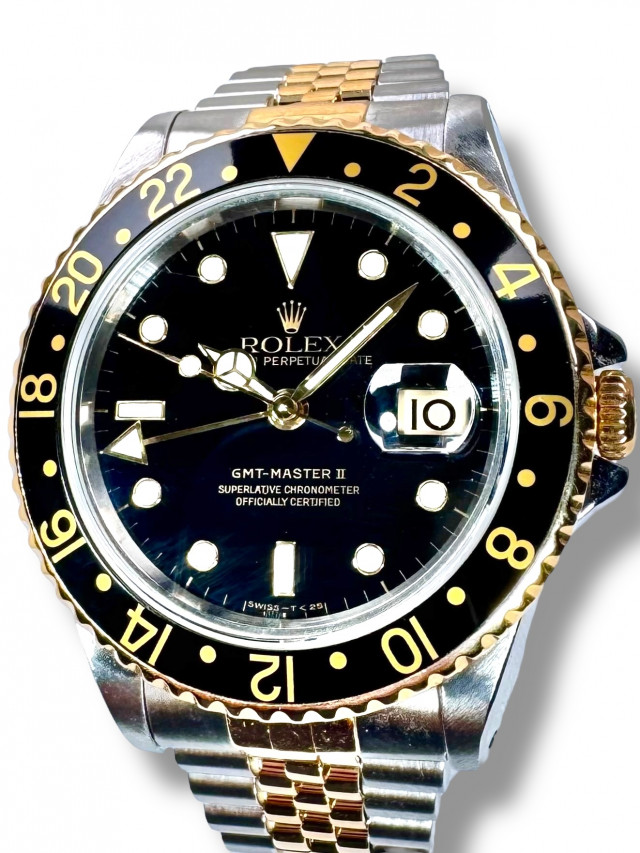 Rolex GMT-Master II 16713 18KT Gold & Steel.