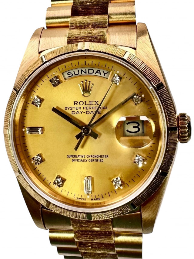 Rolex Day-Date 18248 Champagne Diamond Dial