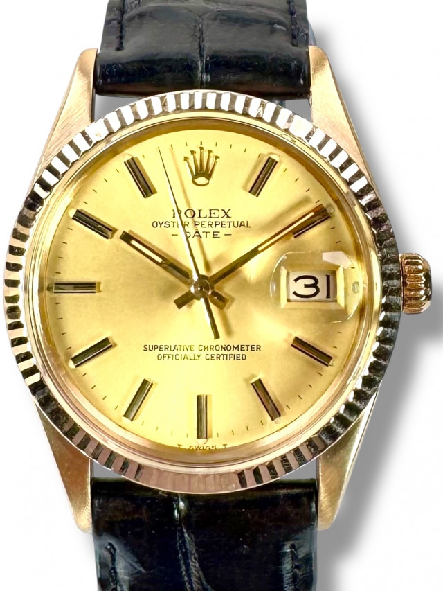 Pre-Owned Rolex Date Yellow Gold