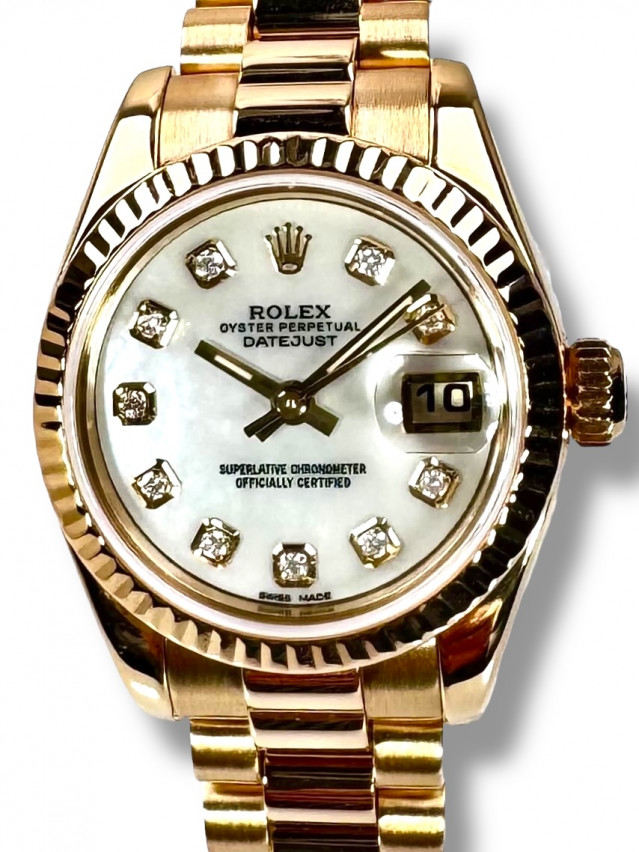 Rolex President Ladies Watch 179178 18KT Gold