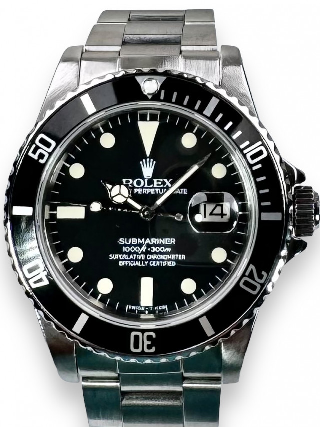 Rolex Submariner 16800 Transitional Model Matte Dial