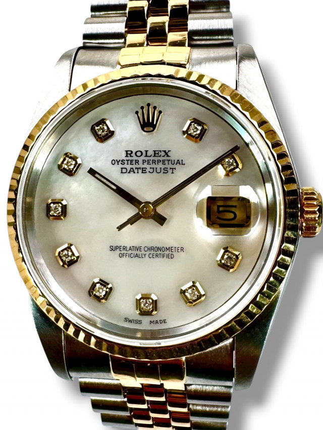 Rolex Datejust 16233 Diamond MOP Dial