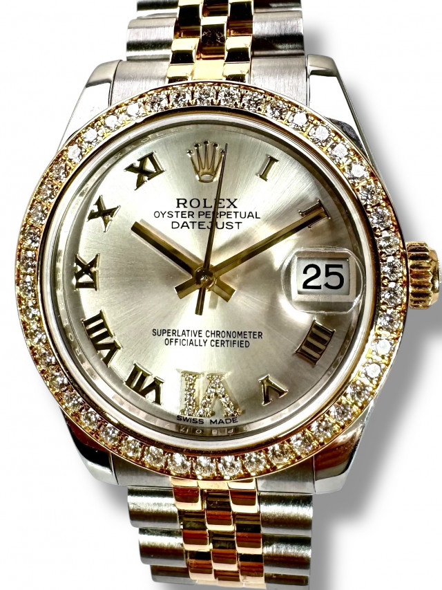 Diamond Rolex Mid-Size Ladies Watch 178383