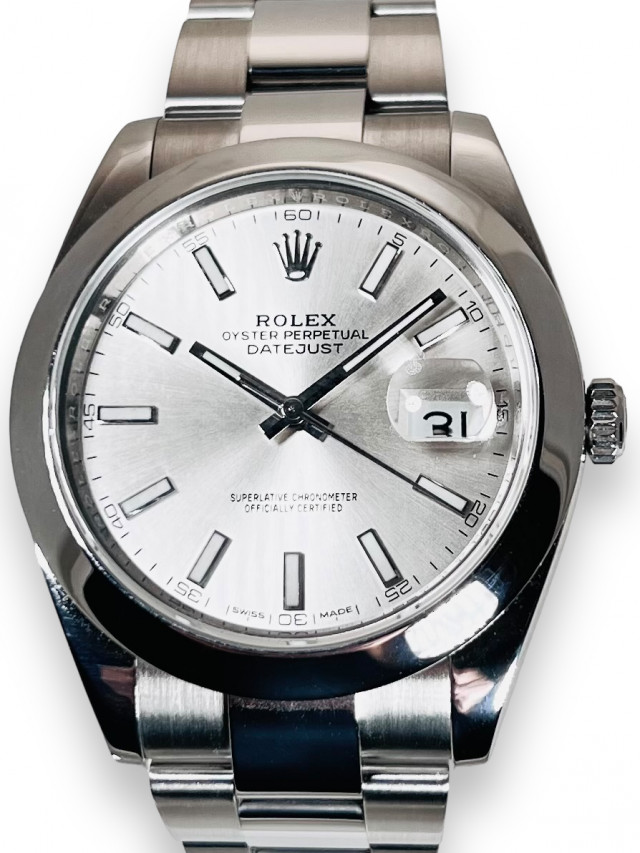 Rolex Datejust 126300 41mm Silver Dial