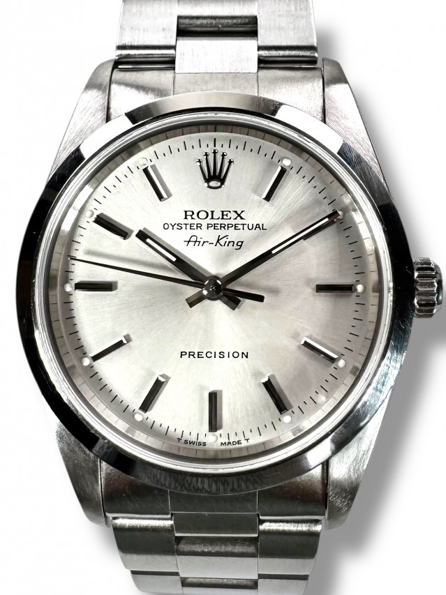 Rolex Air King 14000 Silver 34 MM