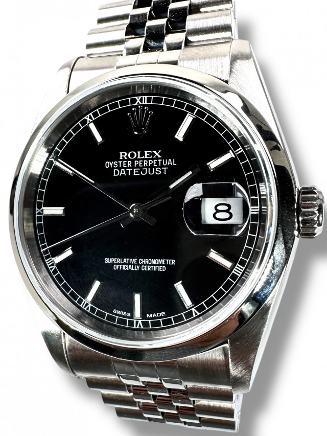 Rolex Datejust 16200 Black Dial 36MM
