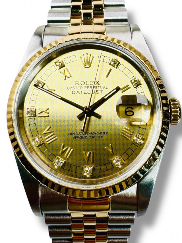 Rolex Datejust 16233 Steel Diamond Dial