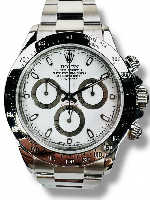 The Legendary Rolex Daytona 116520 White Dial