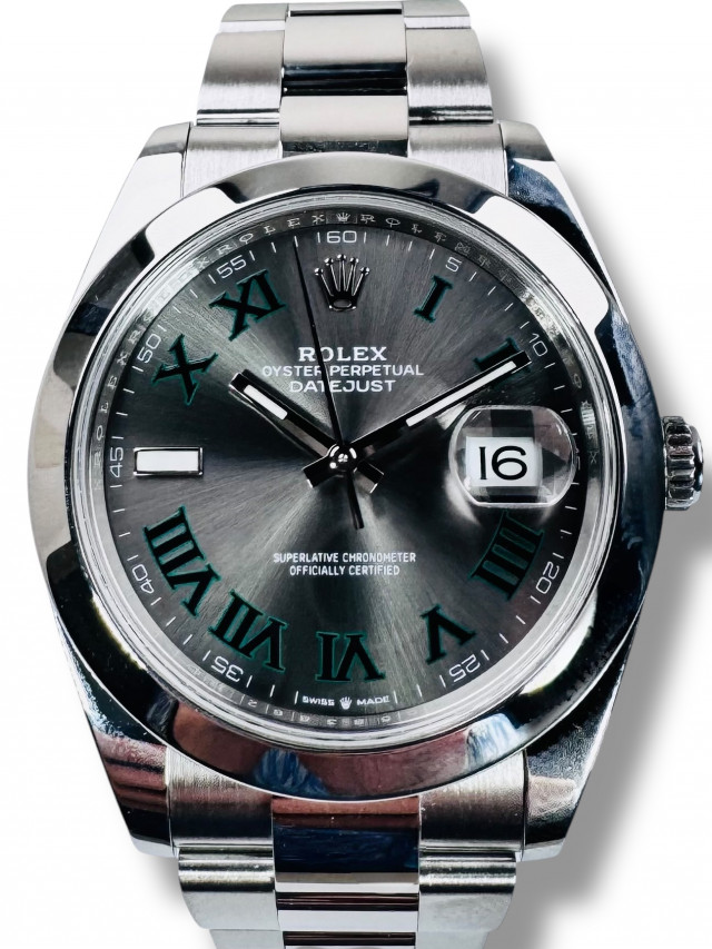 Rolex Datejust 41 mm Wimbledon Dial 2022 Unworn