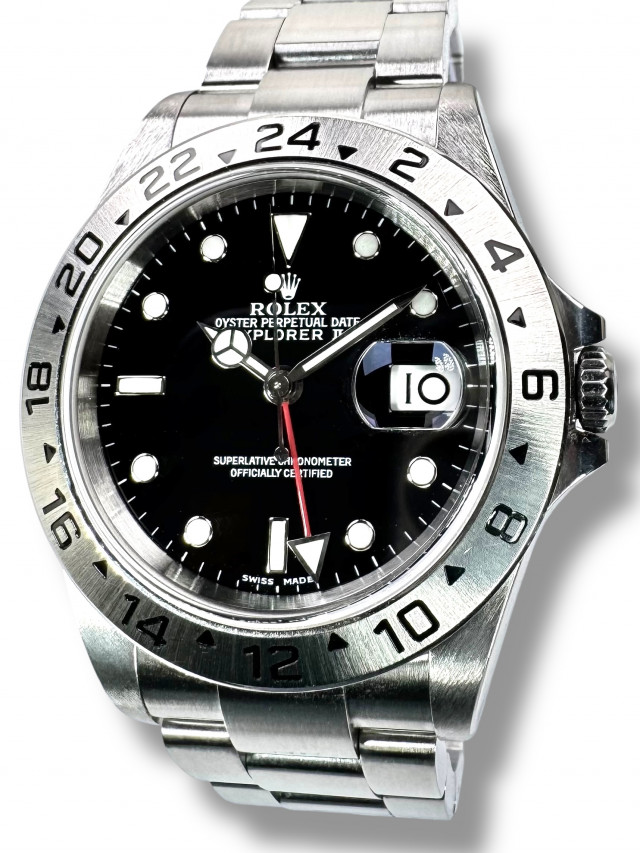 Rolex Explorer II Model 16570 Black 40 MM