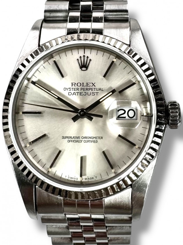 Rolex Datejust 16014  36 MM Silver Dial