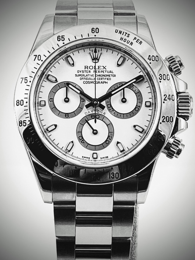 A Legendary Rolex Daytona 116520 White APH Dial