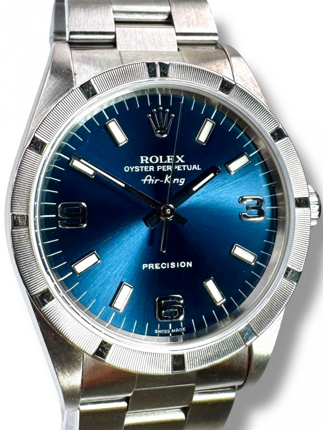 Rolex Air King 14010 Blue Dial
