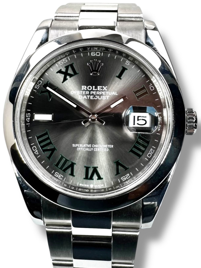 Rolex Datejust 41 mm Wimbledon Dial 2024 Unworn