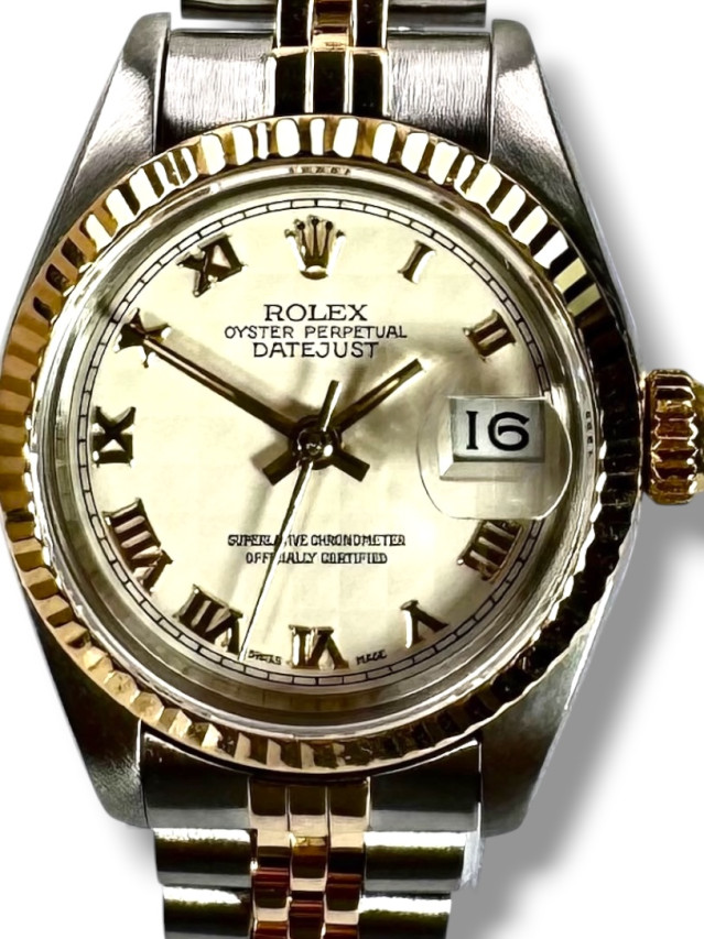Rolex Datejust 69173  Ivory Dial 26 MM
