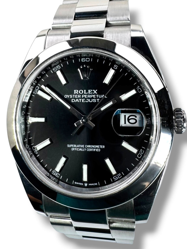 Rolex Datejust 126300 Black  41 MM 2023