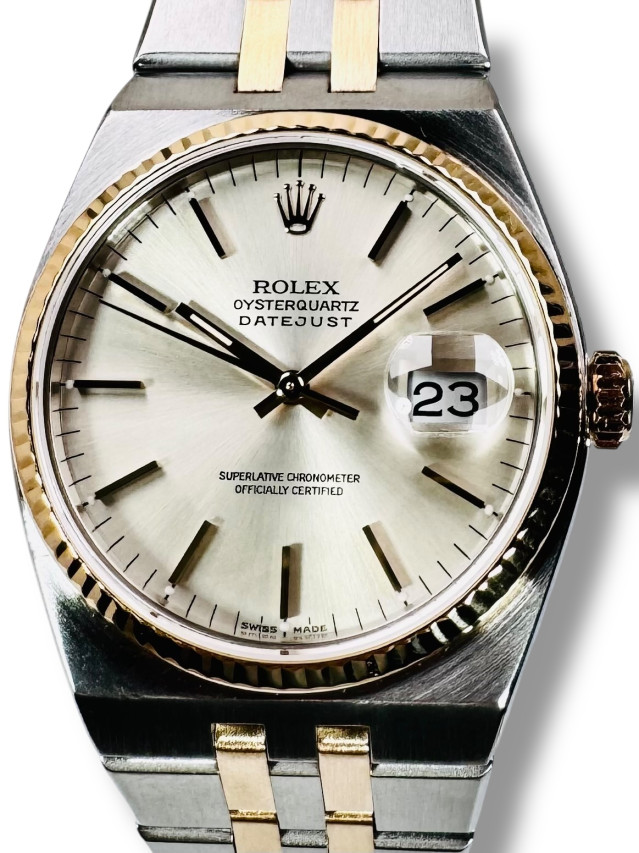 Rolex Oysterquartz 17013 18 KT Gold & Steel