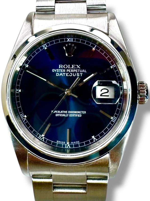 Rolex Datejust 16200 Blue Dial 36MM