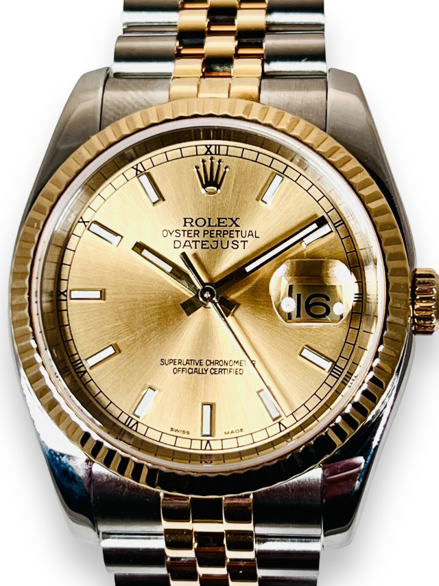 Rolex Datejust 116233 Gold & Steel Jubilee Bracelet