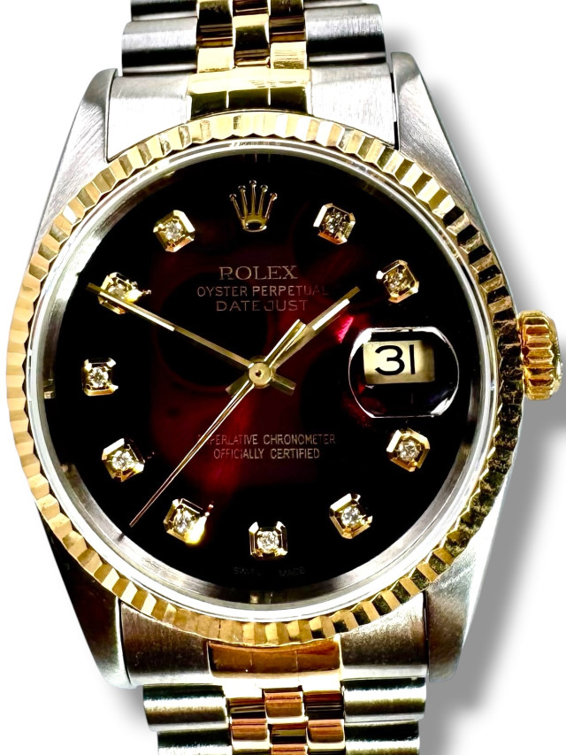 Rolex Datejust 16233 Ruby Diamond Dial