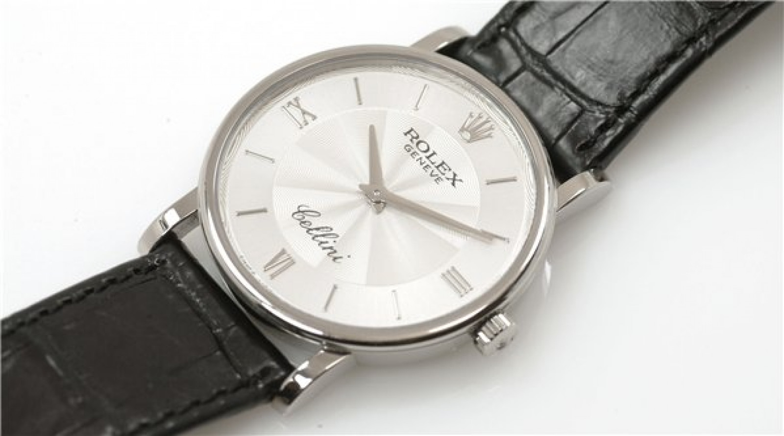 Rolex Cellini 5115/9 White Gold with Silver Dial & Roman Markers