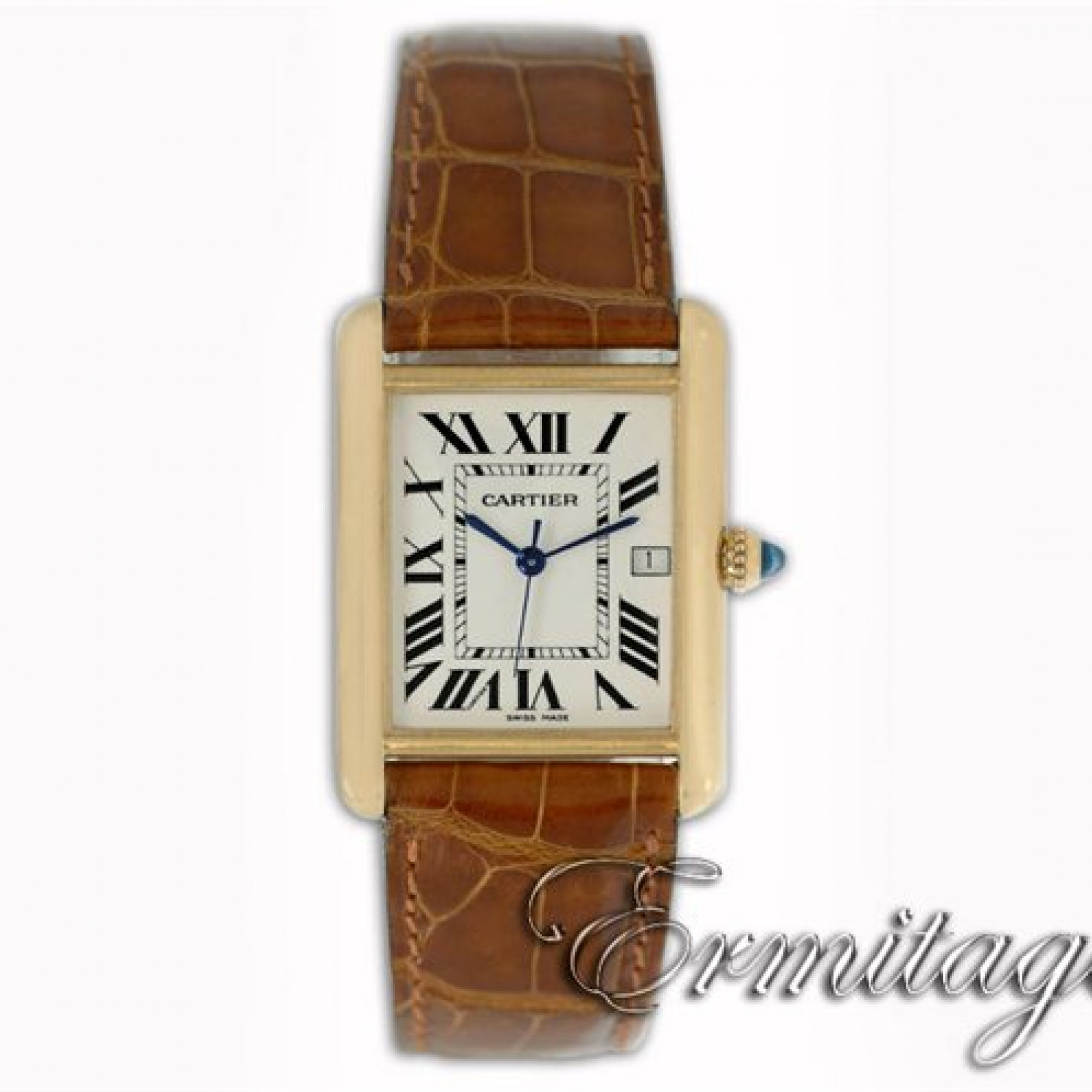 Cartier - Tank Louis : W1529756 : SOLD OUT : white dial on black