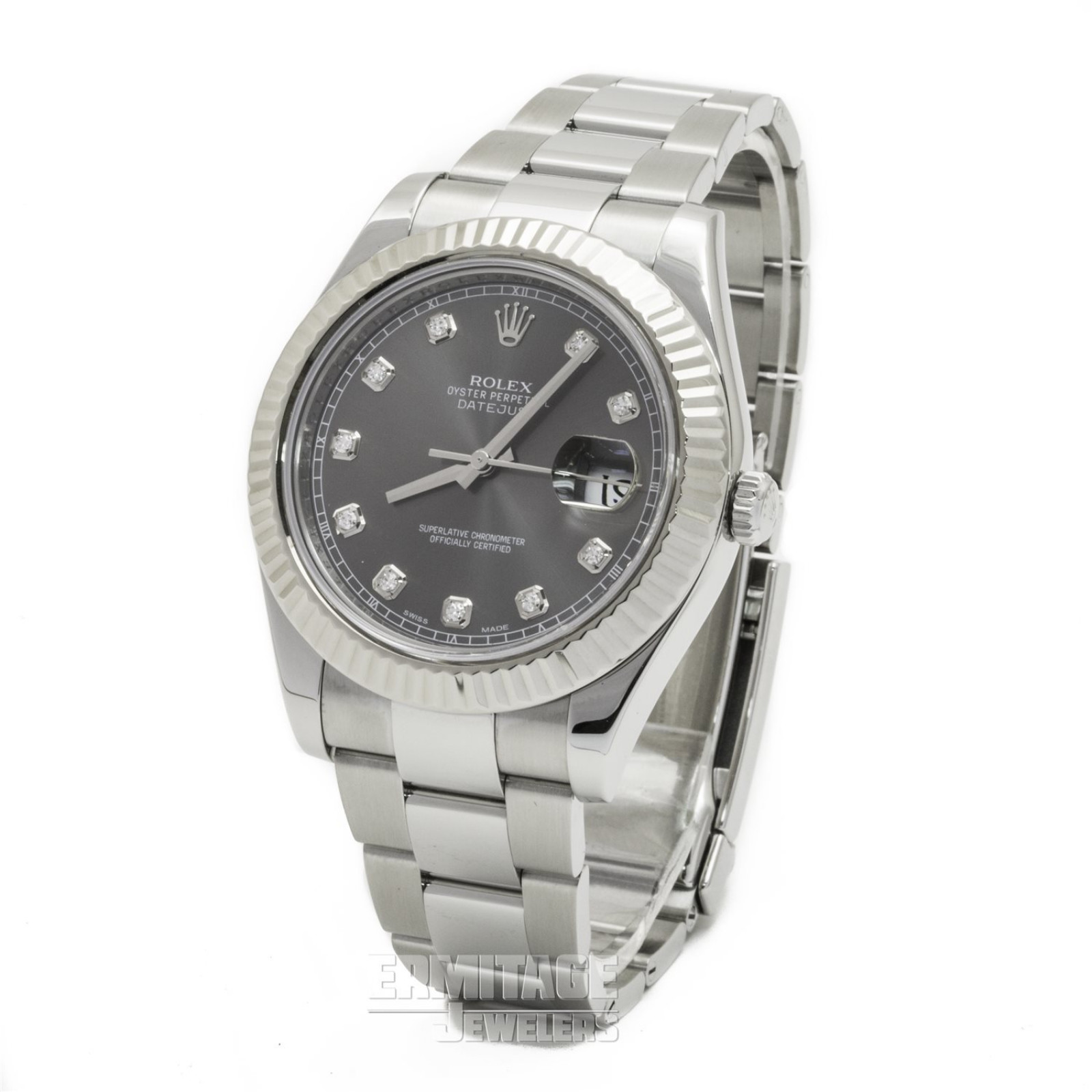 Steel on Oyster Rolex Datejust 116334 41 mm