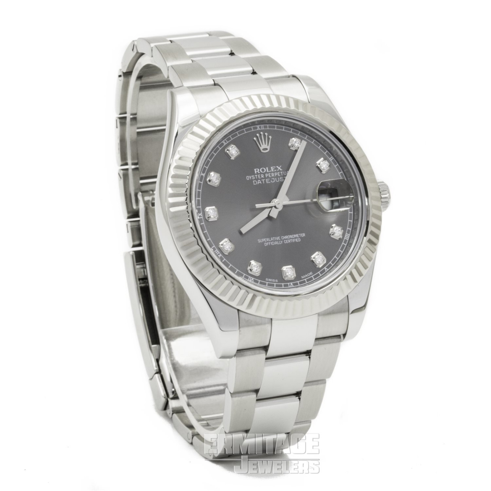 Steel on Oyster Rolex Datejust 116334 41 mm